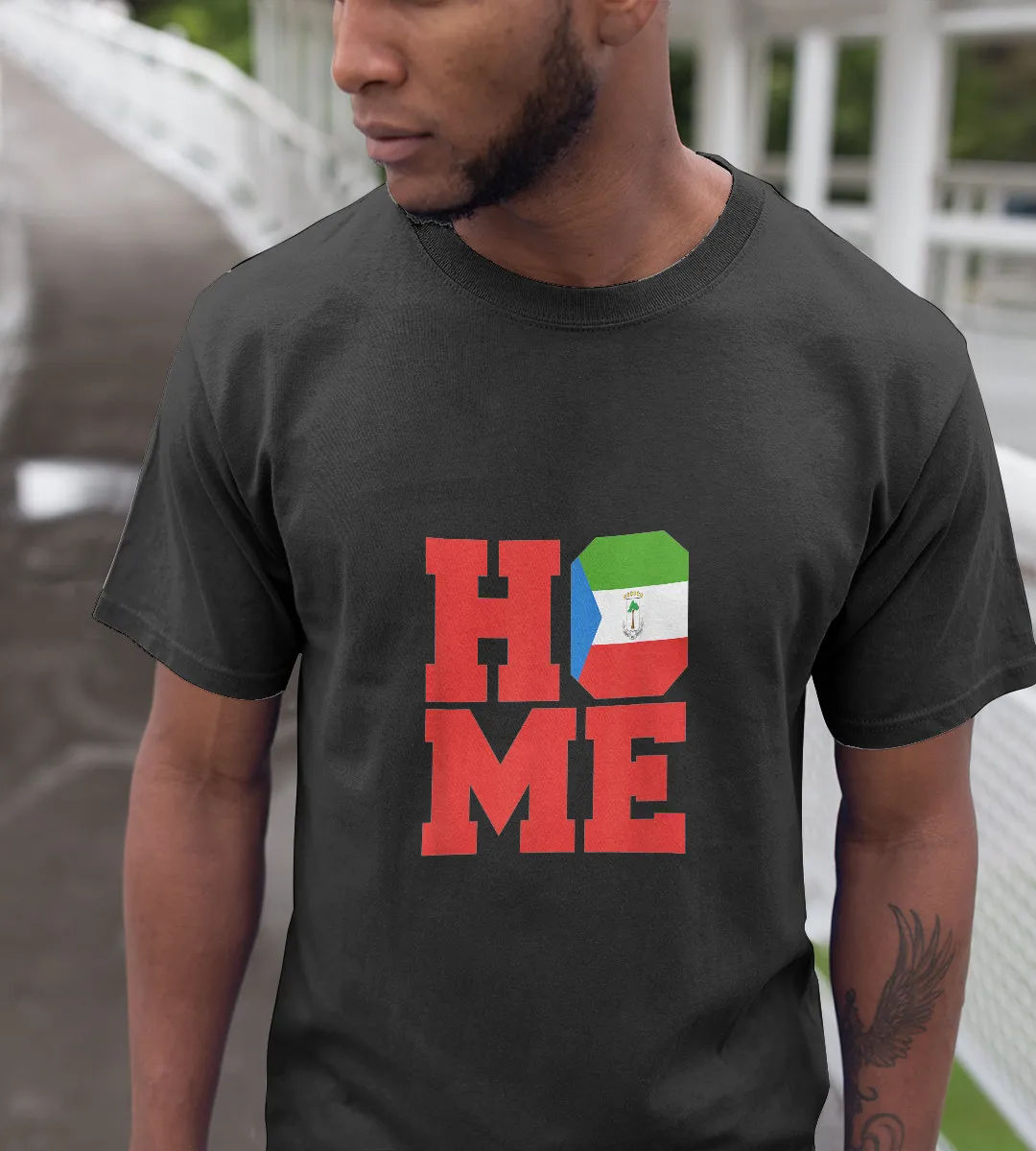 1sttheworld T-Shirt - Home Equatorial Guinea T-Shirt Black A35