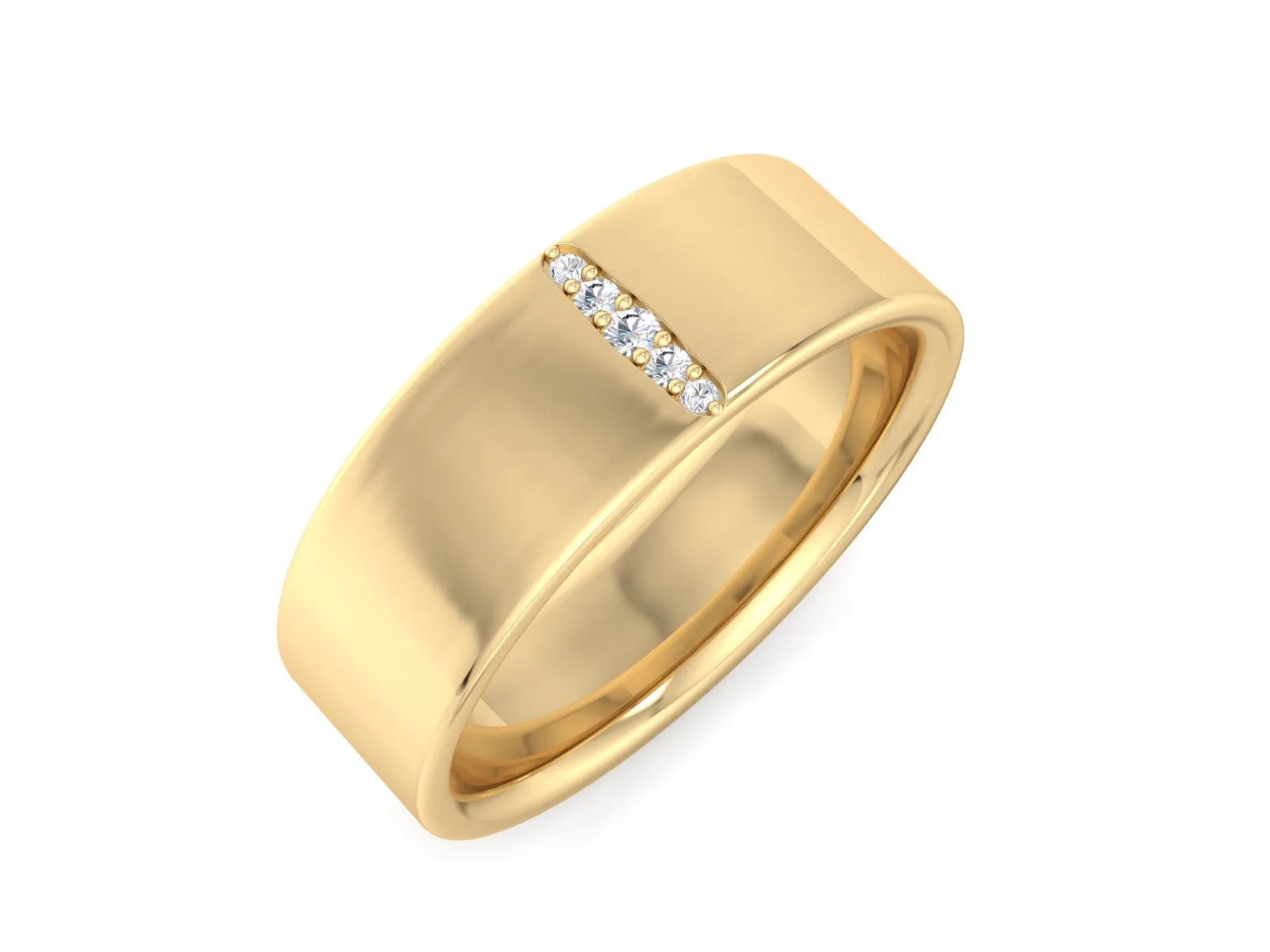 6MM Gold Wedding Band/ CLASSIC Men's & Women's Wedding Ring