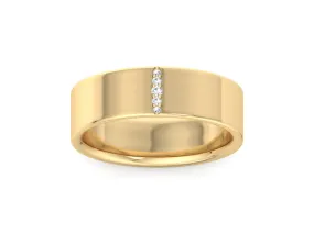 6MM Gold Wedding Band/ CLASSIC Men's & Women's Wedding Ring