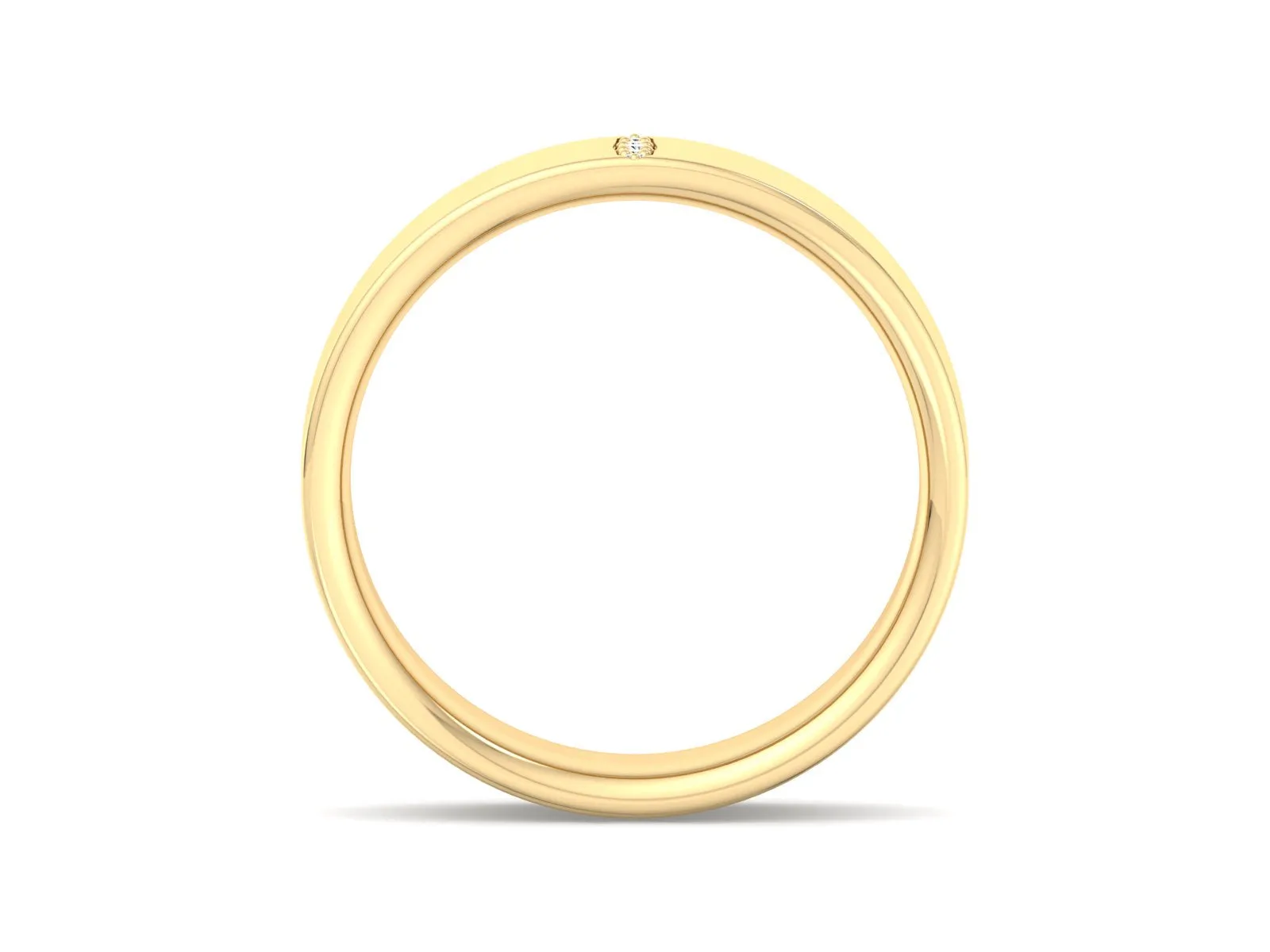 6MM Gold Wedding Band/ CLASSIC Men's & Women's Wedding Ring