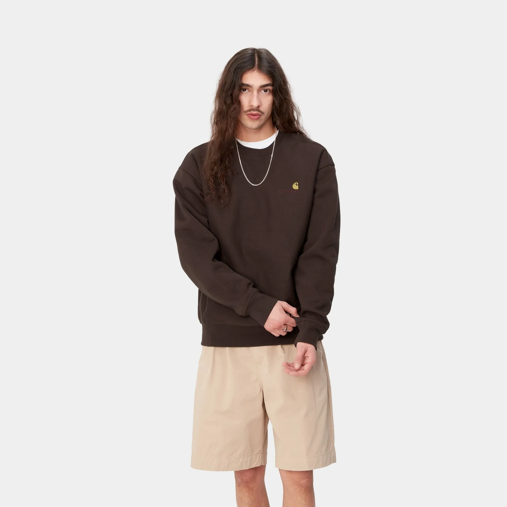 American Script Sweatshirt | Tobacco