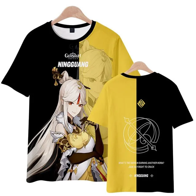 Anime T shirt Genshin Impact 3d Print Summer Men Women Fashion Oversized Tshirt Kids Boy Girl Tees Tops Clothing Casual Camiseta