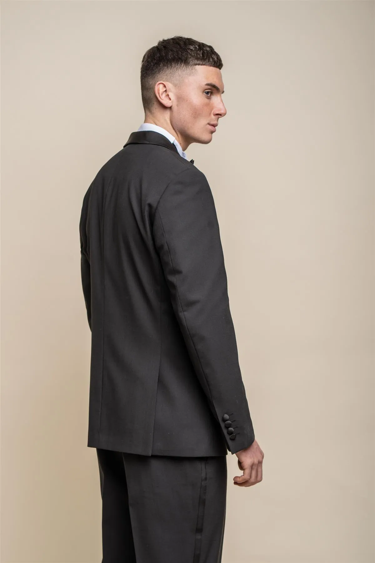 Aspen Black Two Piece Suit