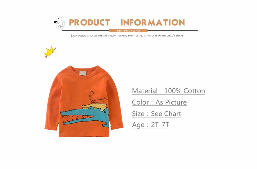 Autumn Baby Boys T shirt Children Clothing Clothes