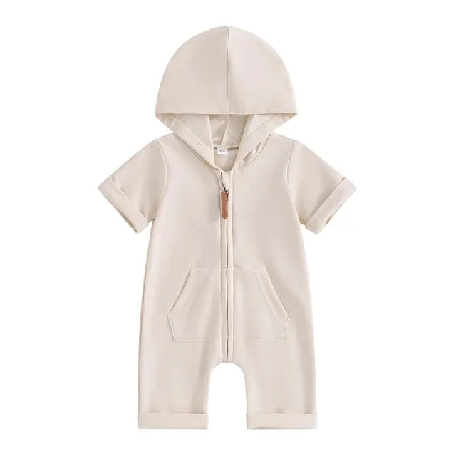 AVERY Hooded Summer Jumpsuit