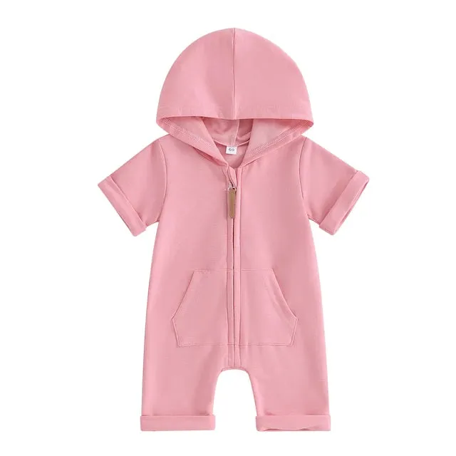 AVERY Hooded Summer Jumpsuit