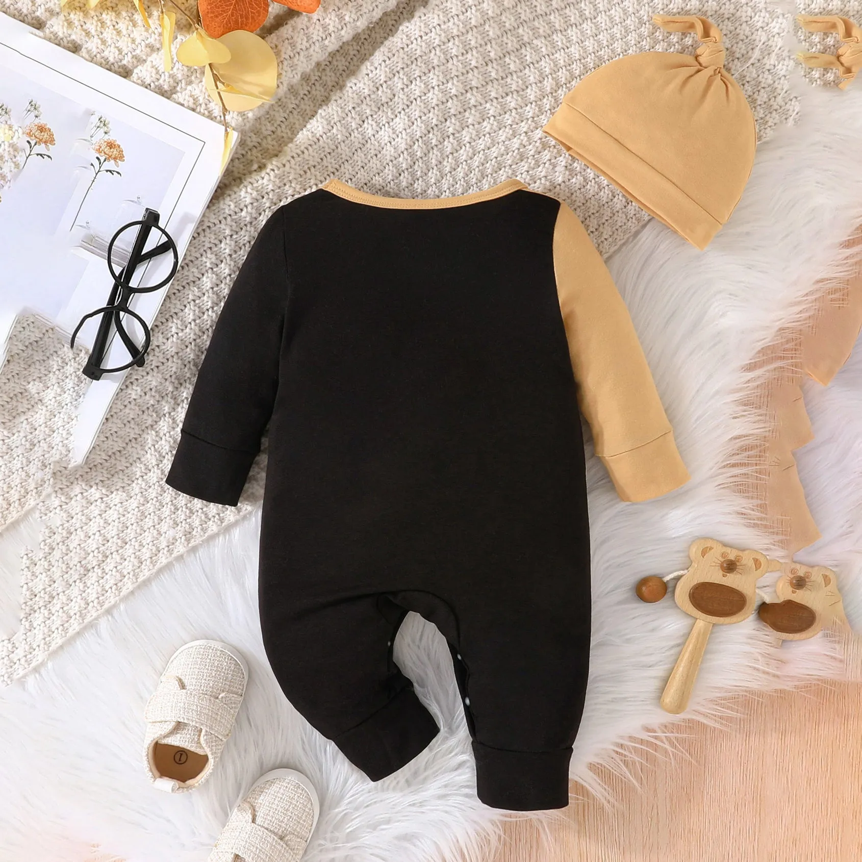 Baby Girls Boys Letters Color-blocking Jumpsuits Wholesale 24011188