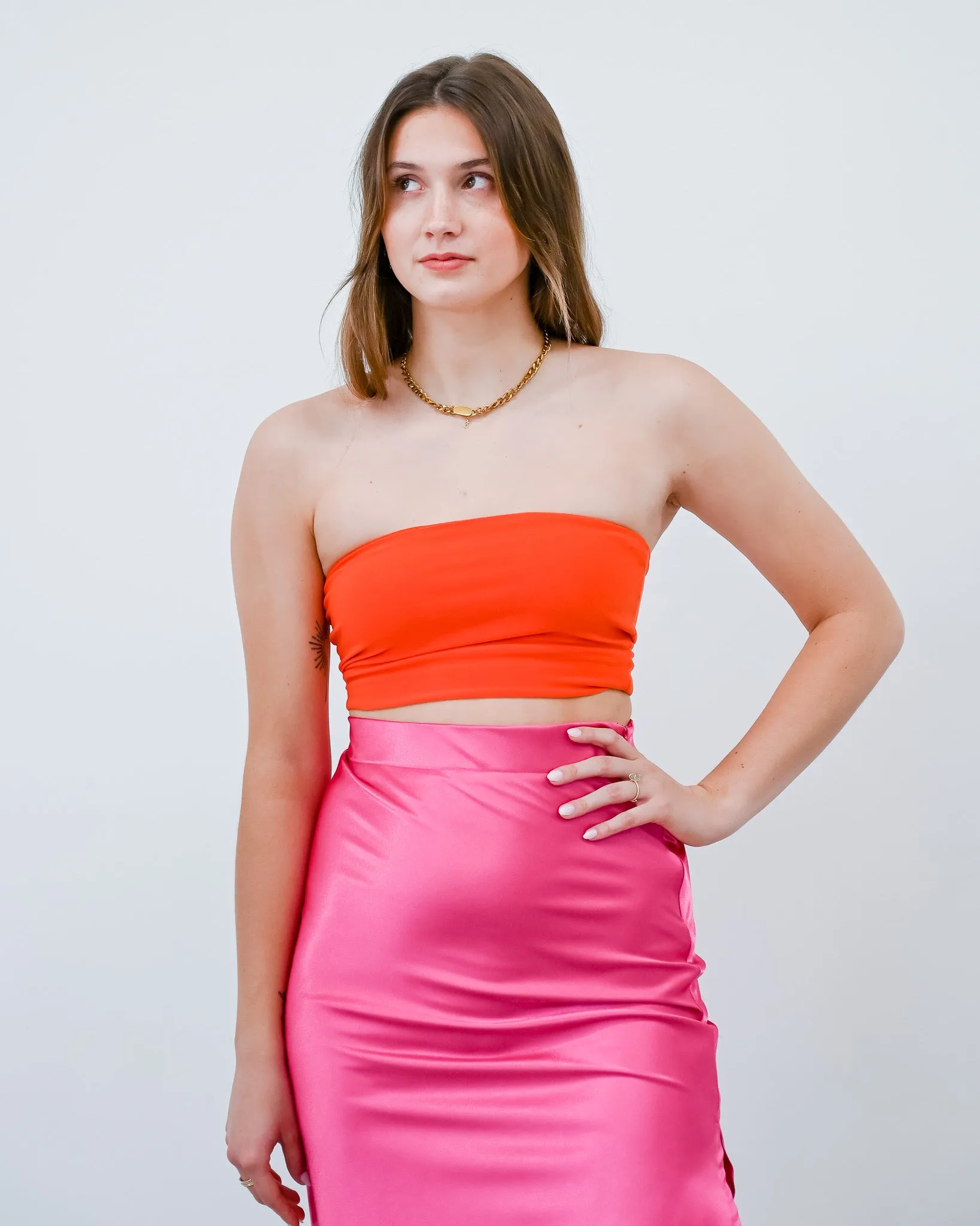 Basic Double Layer Tube Top