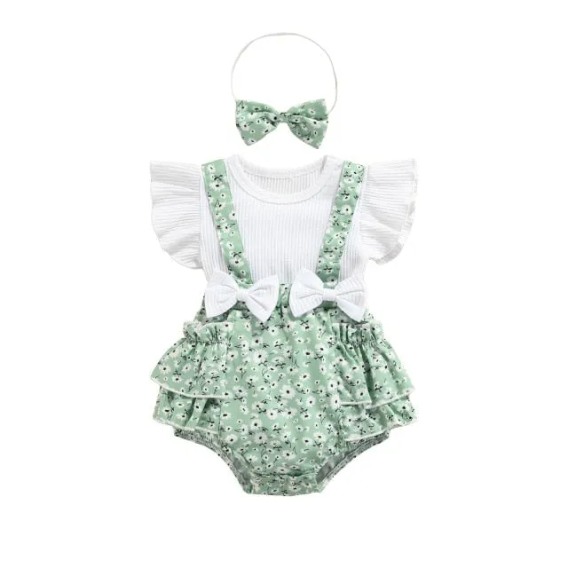 BLISS Summer Romper with Headband