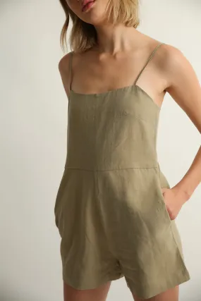 Camisole Linen Playsuit