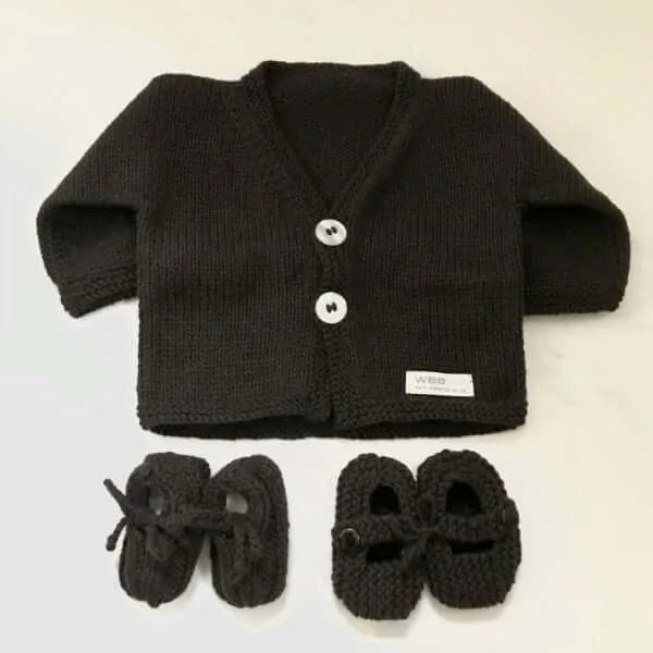 Cardigan and Booties Set