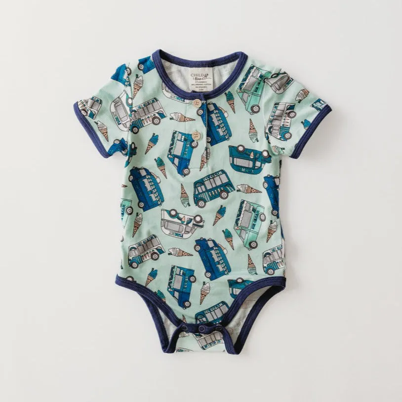 Child Of Mine Organic Cotton Bodysuit - Mr Ice Cream