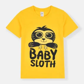 Clothing C Baby Sloth Yellow Shirt 10208