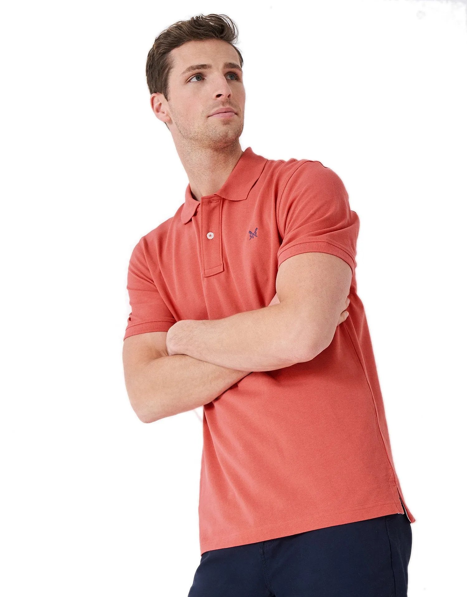 Crew Clothing Mens Pique Polo Shirt 'Classic Pique Polo' - Short Sleeved