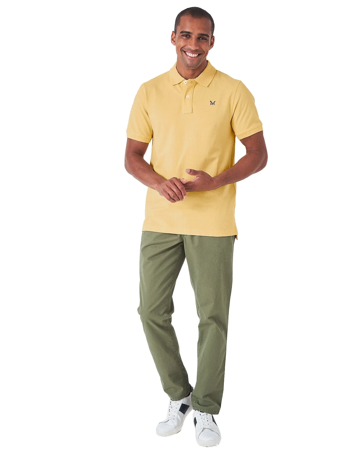 Crew Clothing Mens Pique Polo Shirt 'Classic Pique Polo' - Short Sleeved