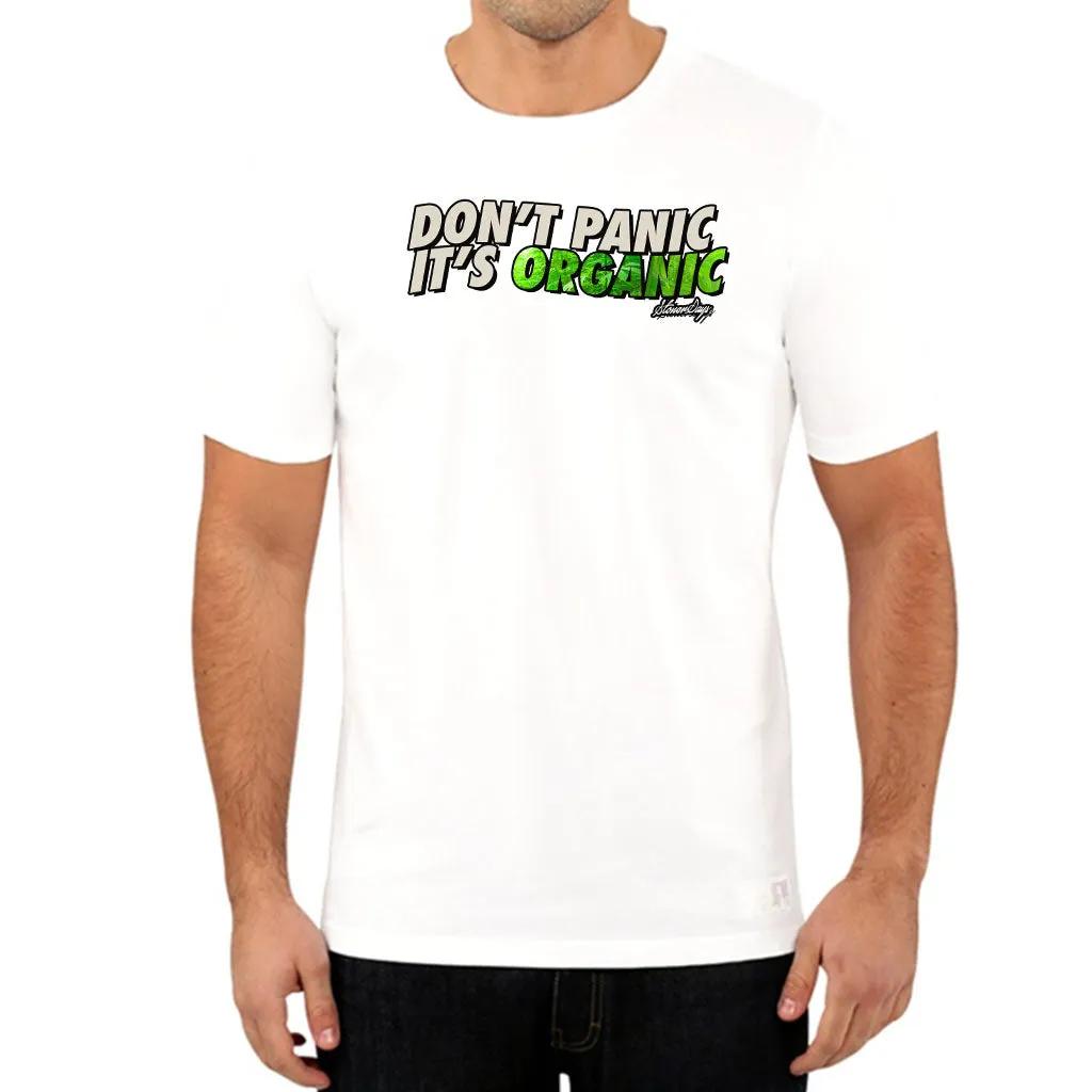 Dont Panic Greens White Tee