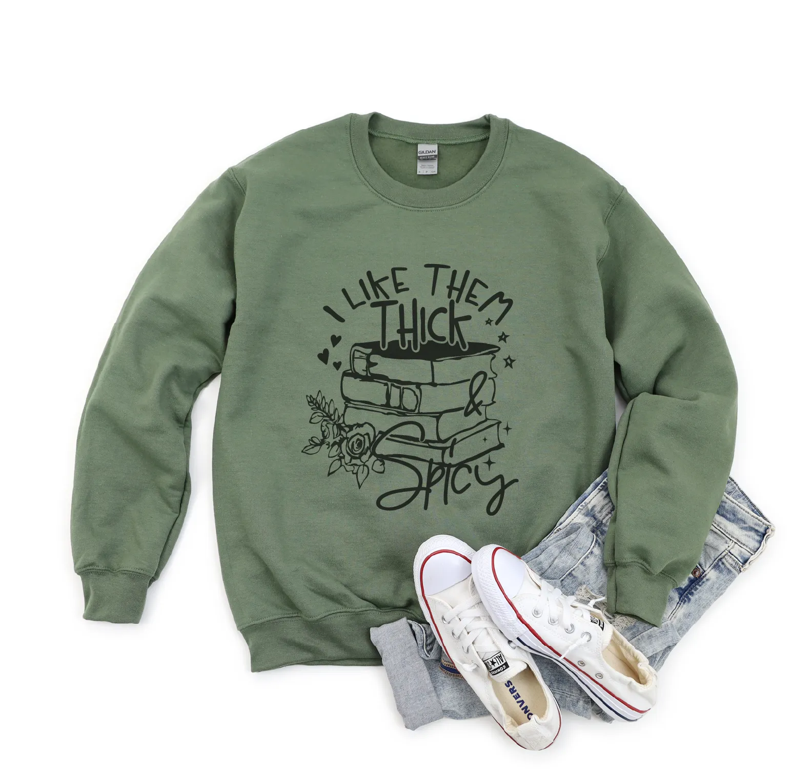 Double Print Two Sweatshirts in One Thick and Spicy / Write Your Own Fairytale Sweatshirt