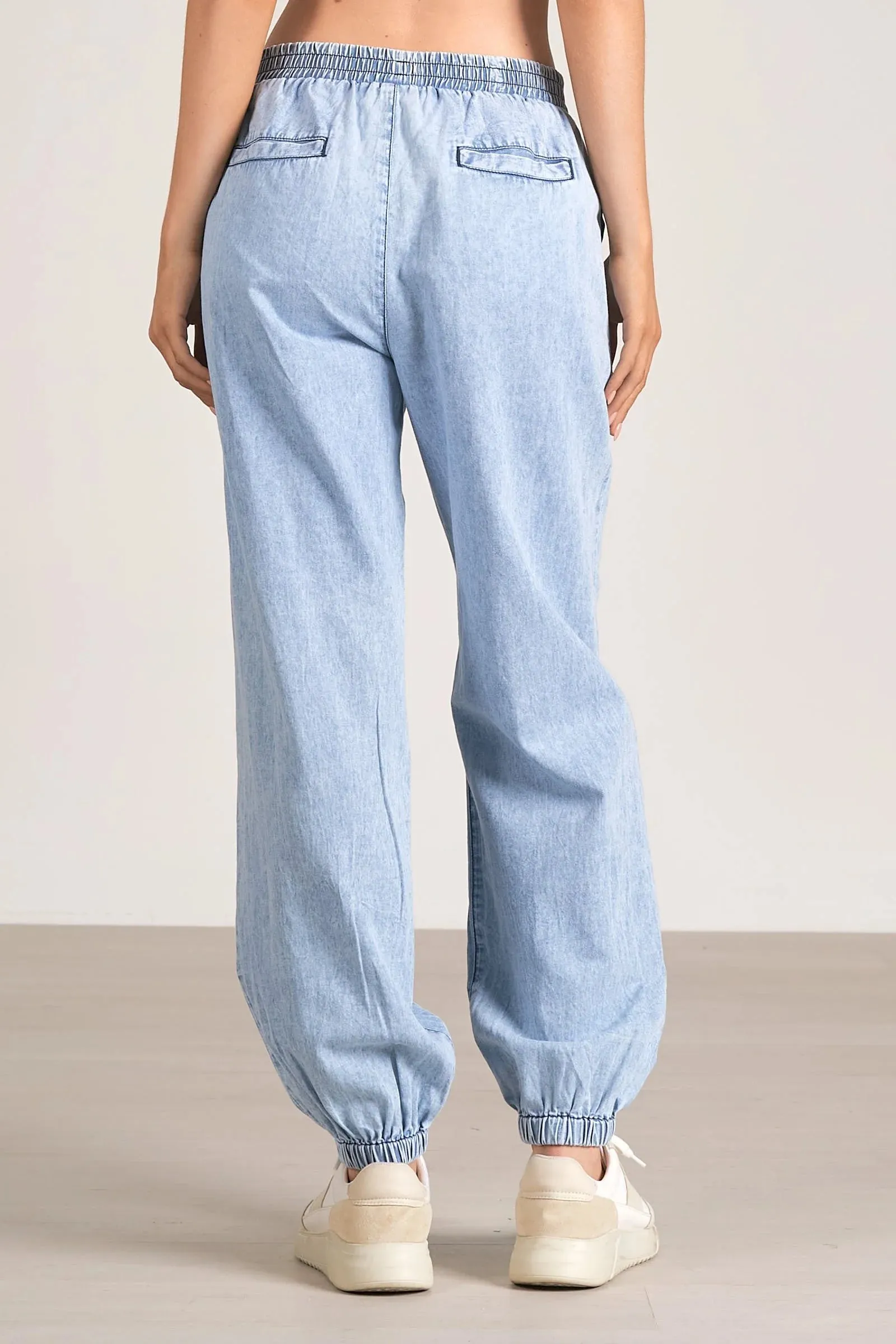 Elan Chambray Jogger