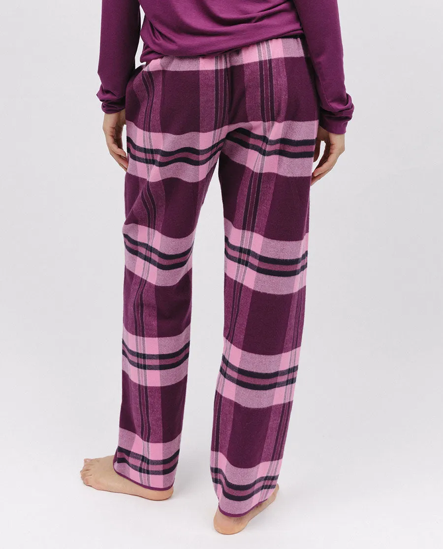 Eve Super Cosy Check Pyjama Bottoms