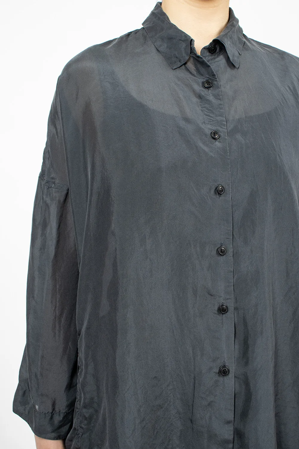 February Shirt Marine Silk