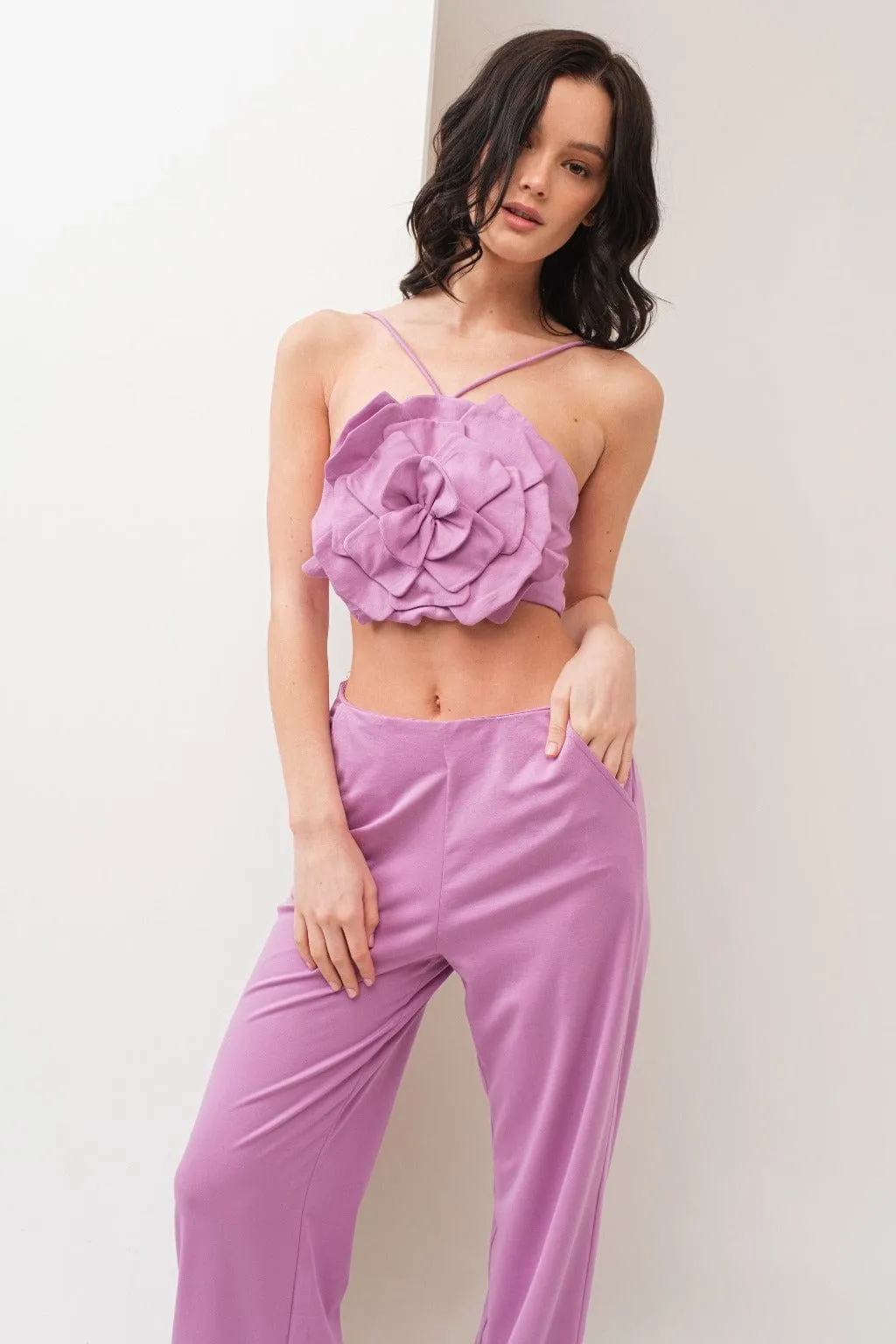 Flower Me Forever Jumpsuits - Pink/Black