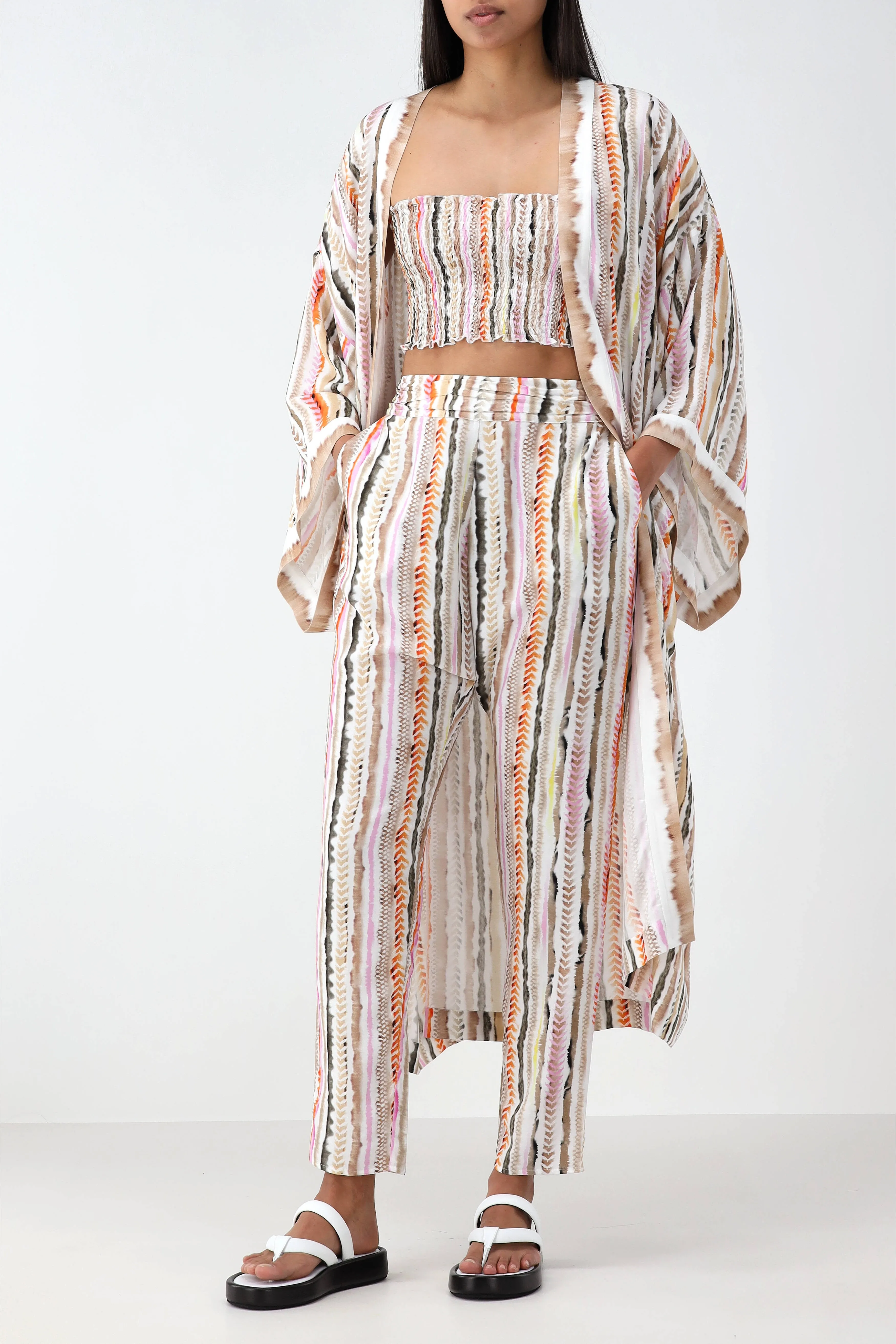 Hose Patni in Sunset Stripe