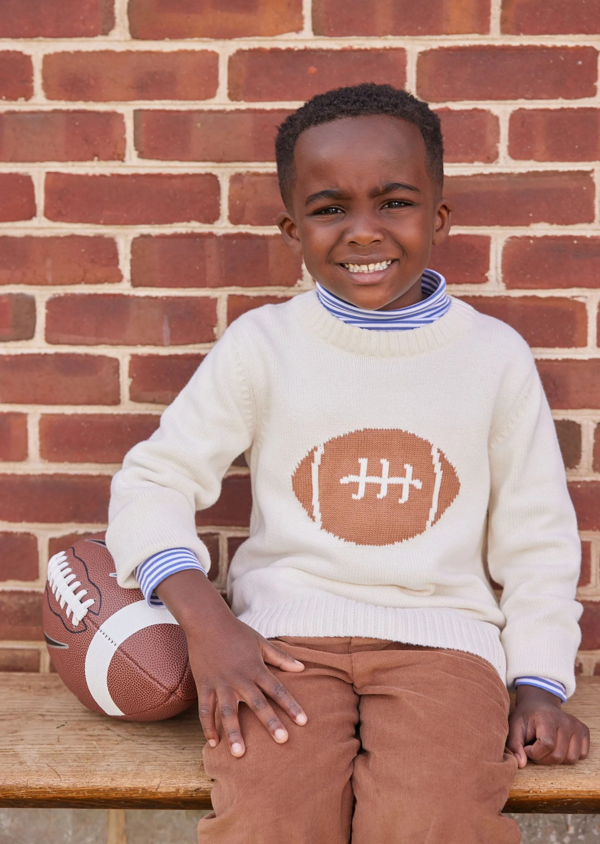 Intarsia Sweater - Football