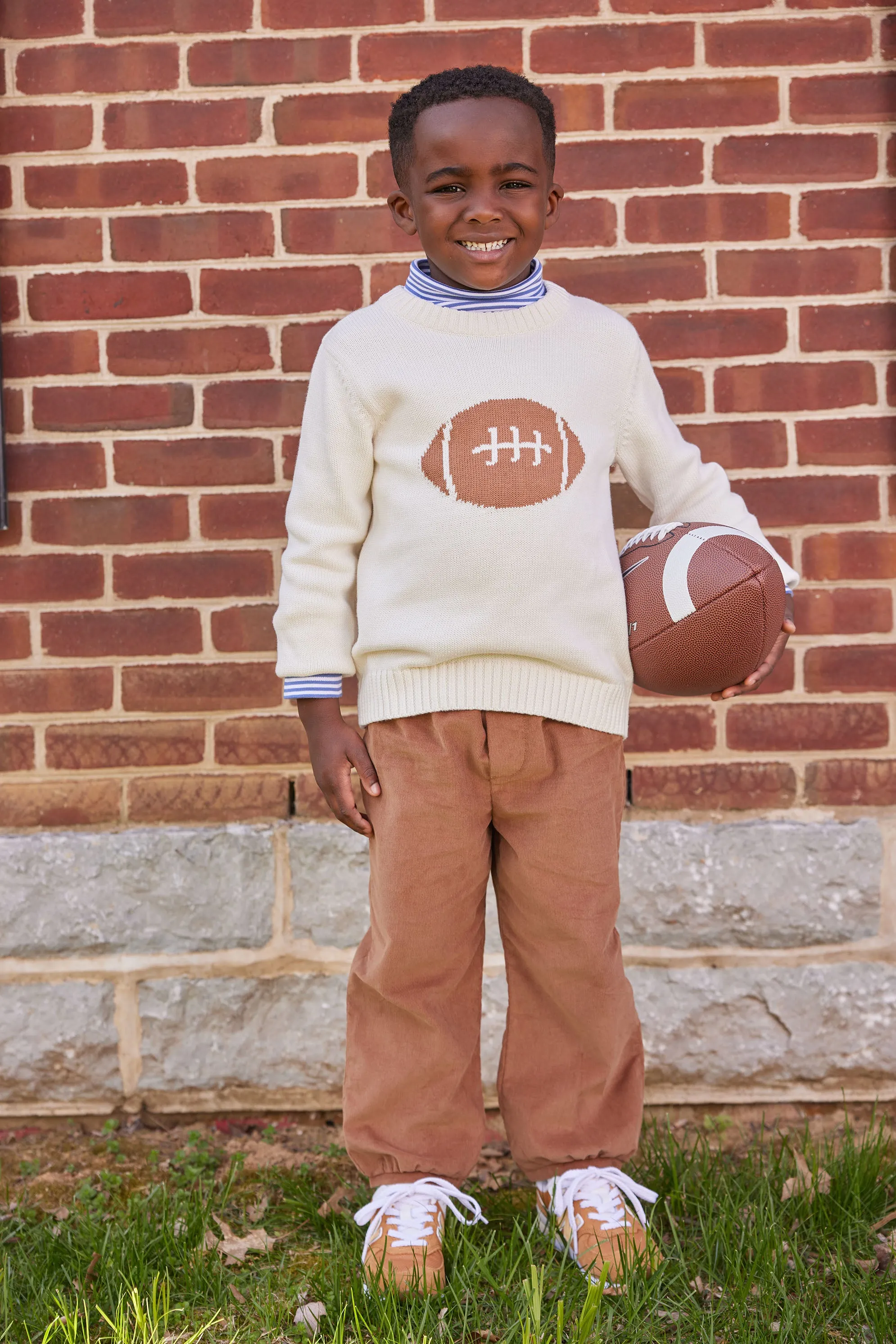 Intarsia Sweater - Football