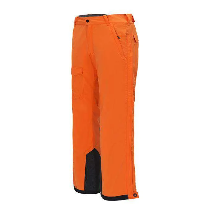 Kid's Top Step Side Zip Ski Pant - Orange