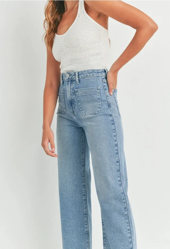 Kylie Wide Leg Jeans