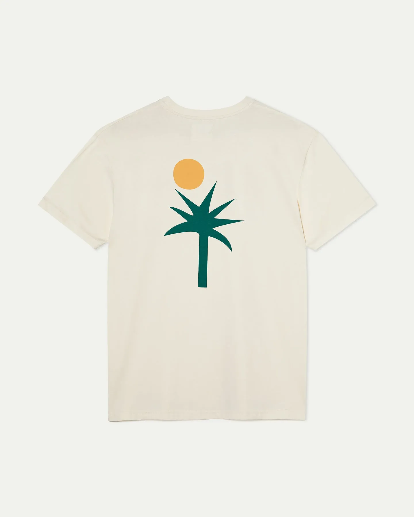 LA PAZ Dantas Palm T-Shirt Ecru