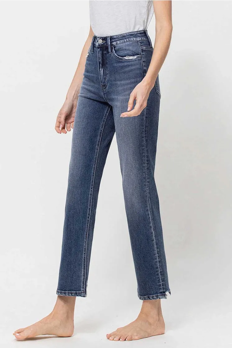 Lansing High Rise Straight Denim