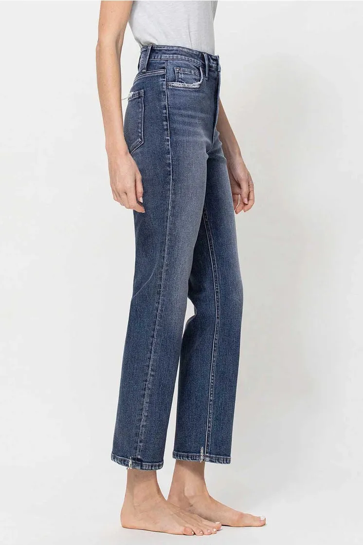 Lansing High Rise Straight Denim