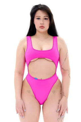 MD Siren Bodysuit - Matte Pink