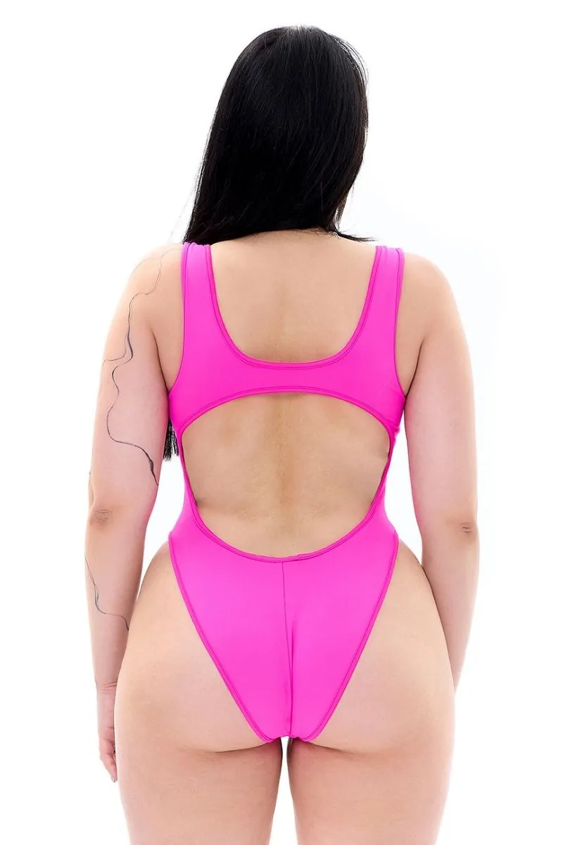 MD Siren Bodysuit - Matte Pink