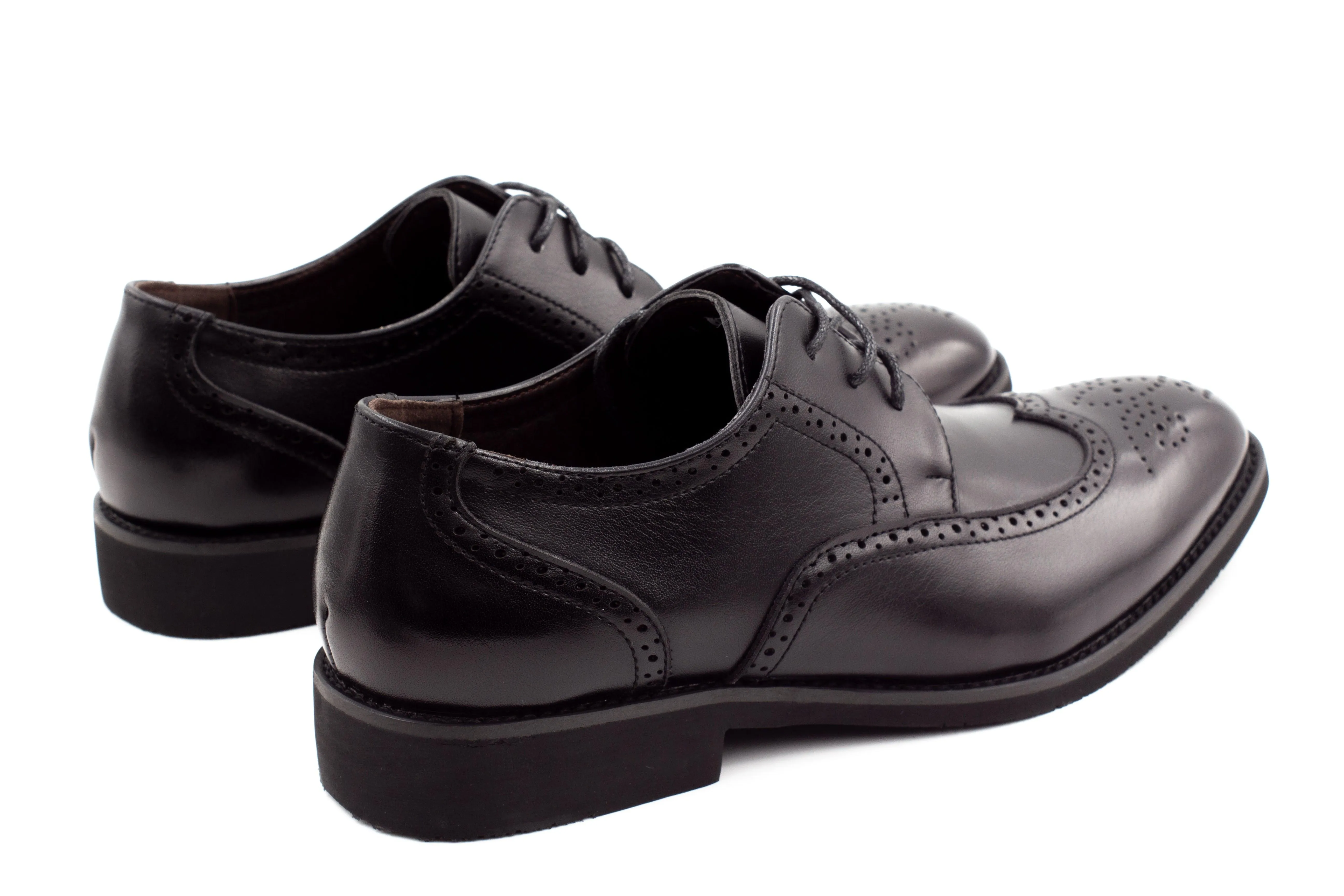 Mens Dublin Brogue Shoes - Black