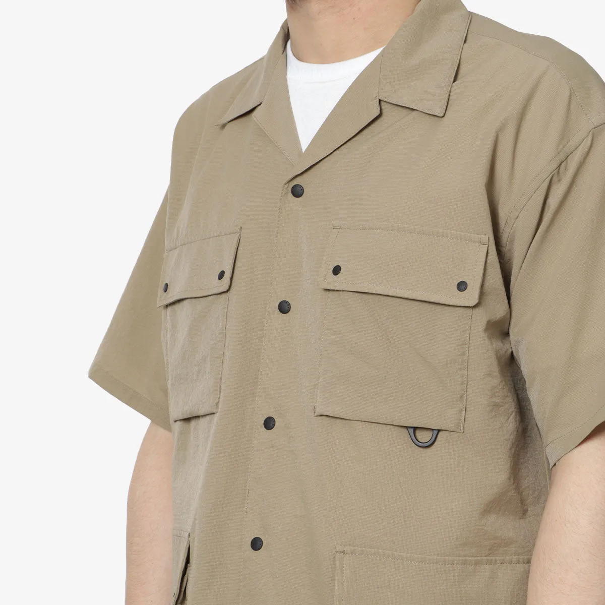 Nanga Dot Air Utility Pocket Short Sleeve Shirt