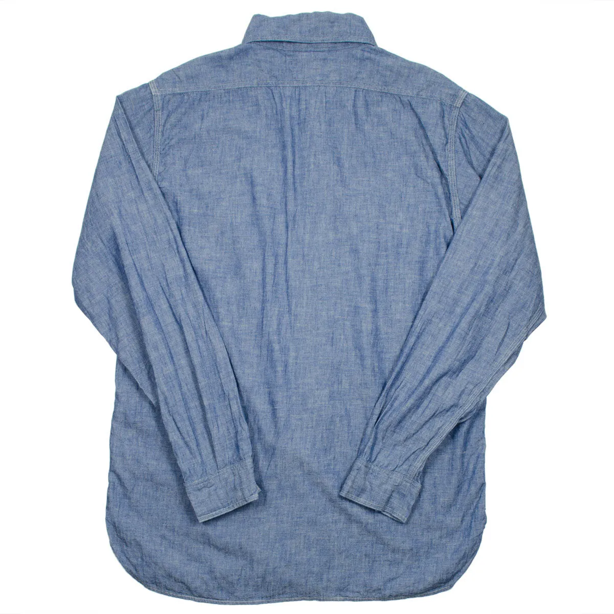 orSlow - Chambray Work Shirt - Blue