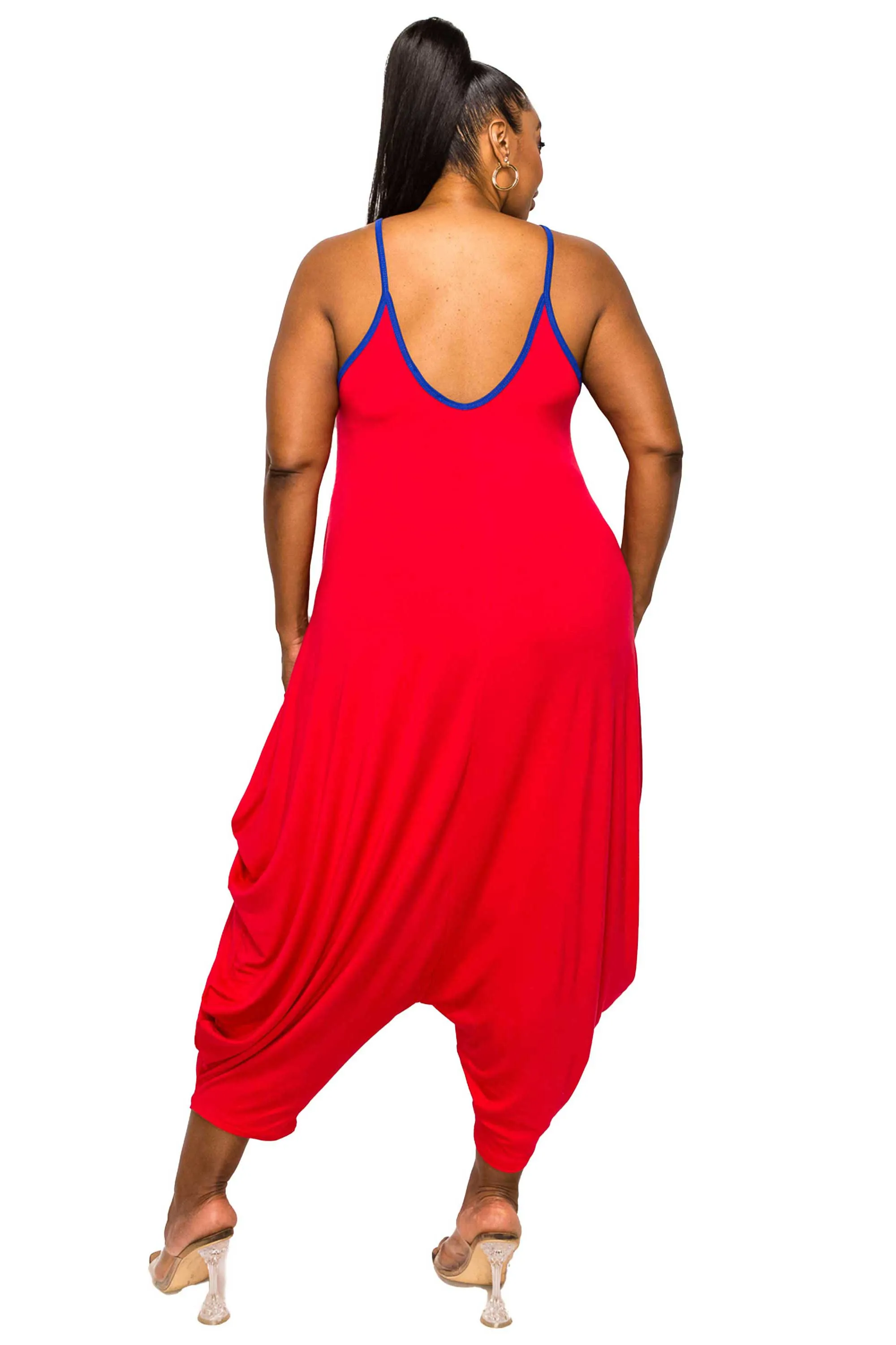 Quinn Pocket Tulip Bottom Jumpsuit