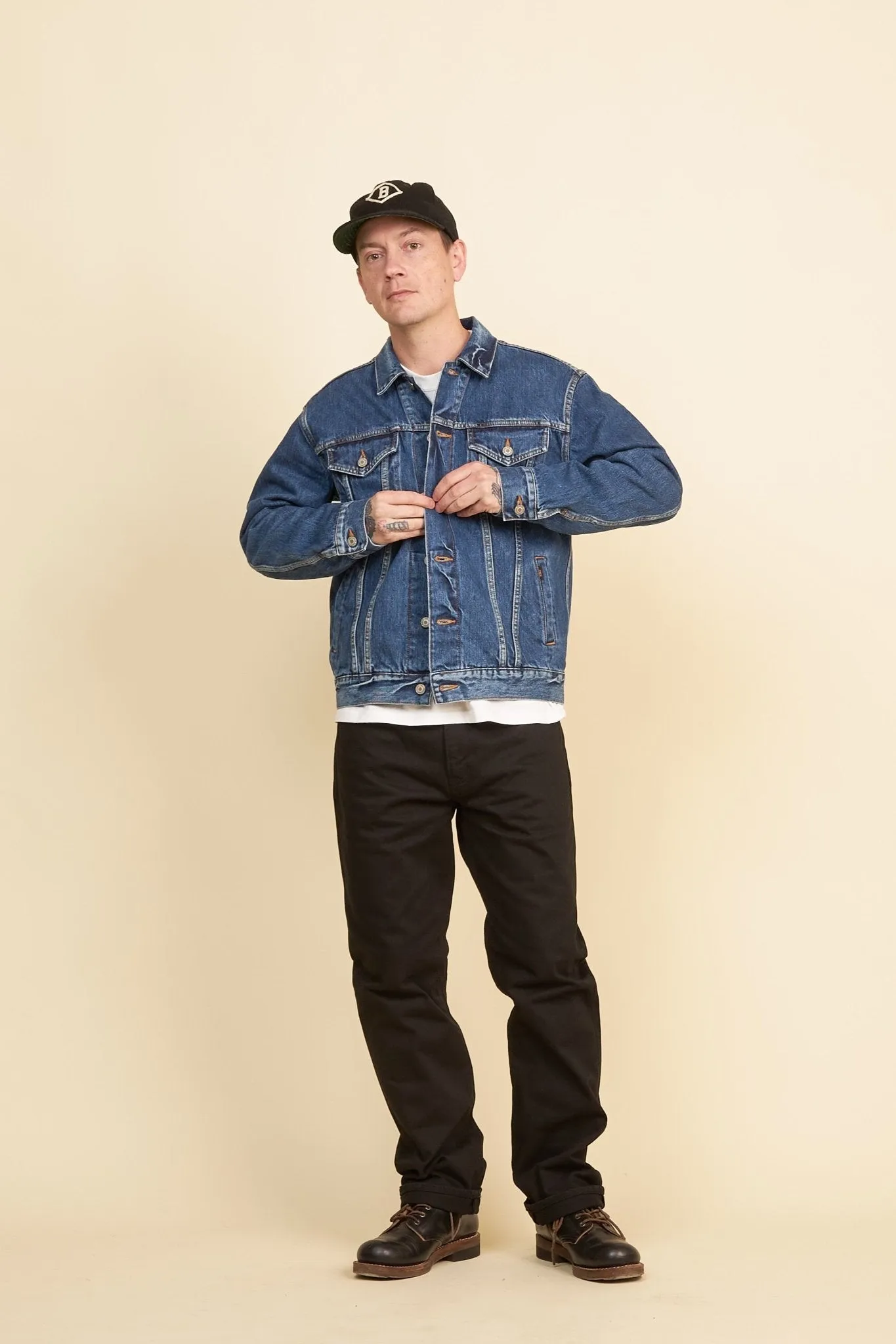 Rats Type 3 Denim Jacket 13.5oz - Washed