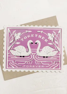 Swan Stamp Forever Card