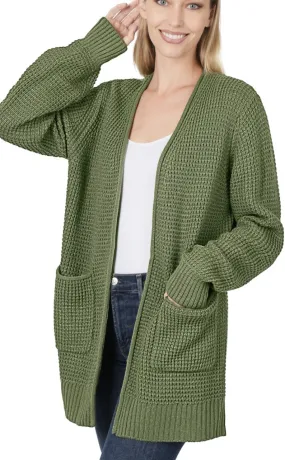 Waffle Cardi