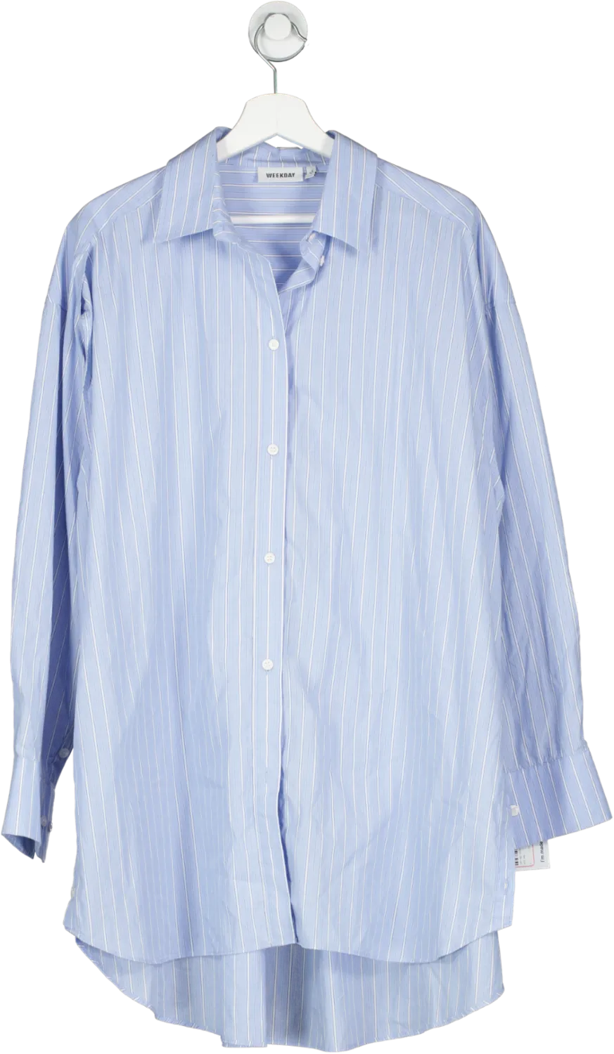 Weekday Blue Versitile Poplin Shirt UK M